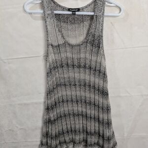 Bebe Grunge Grey Knit Dress/Top